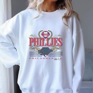 Philadelphia Phillies Sweatshirt, 1993 World Series Champions White Sweater